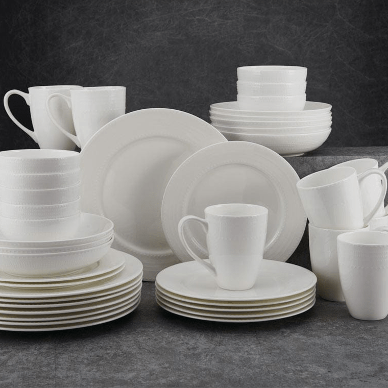 Annabel 40 Piece Dinnerware Set, Service for 8