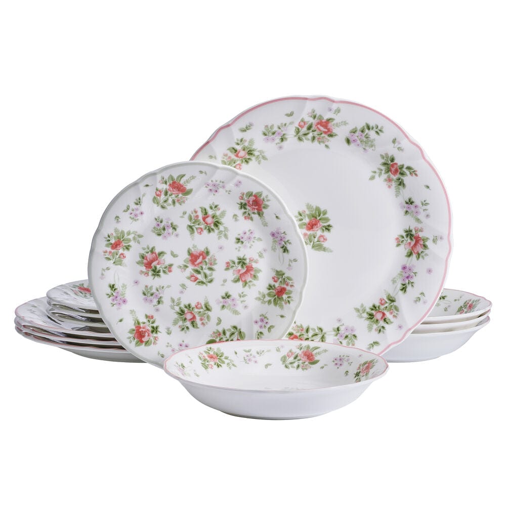Darling 12 Piece Dinnerware Set Service for 4