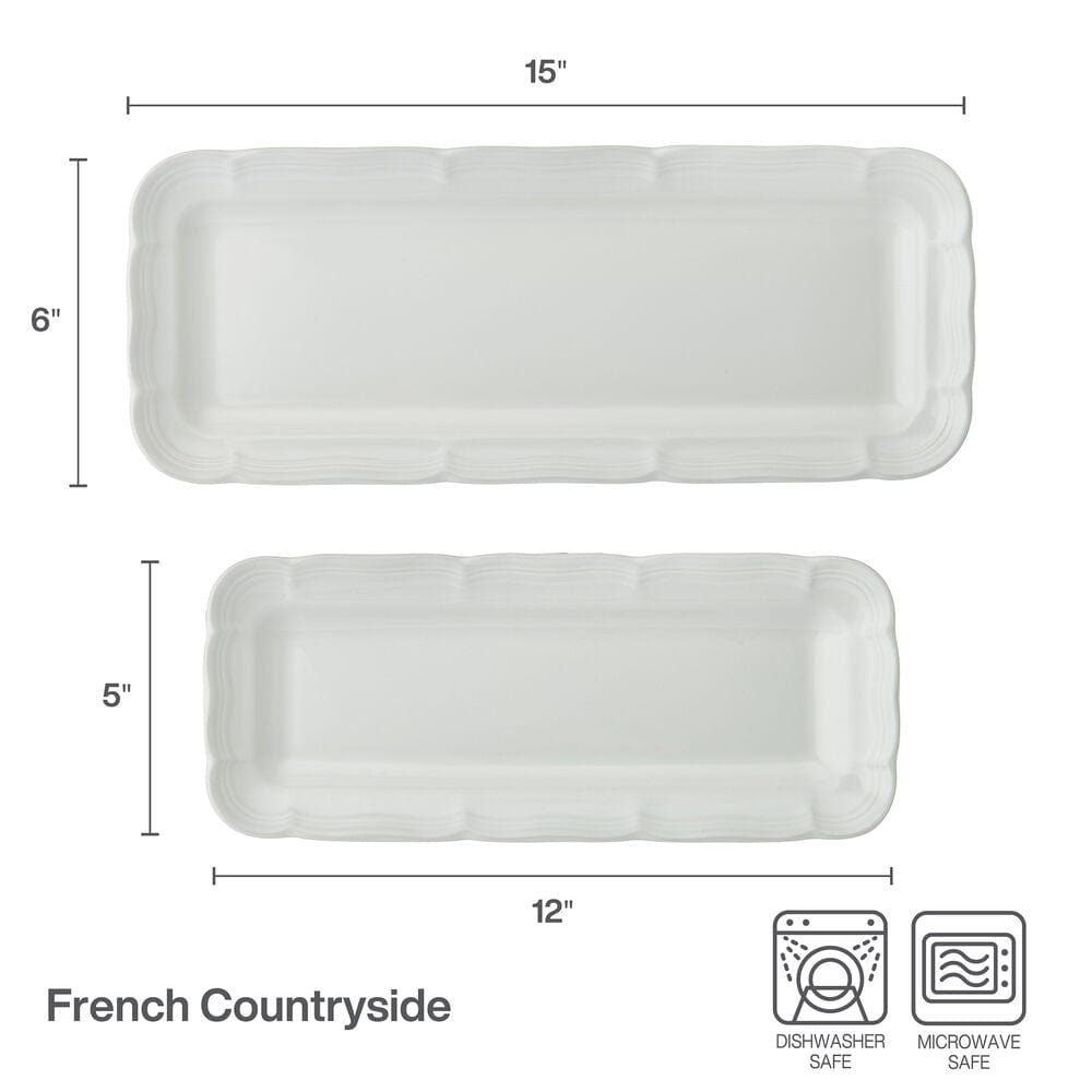 French Countryside® Set of 2 Bread Trays