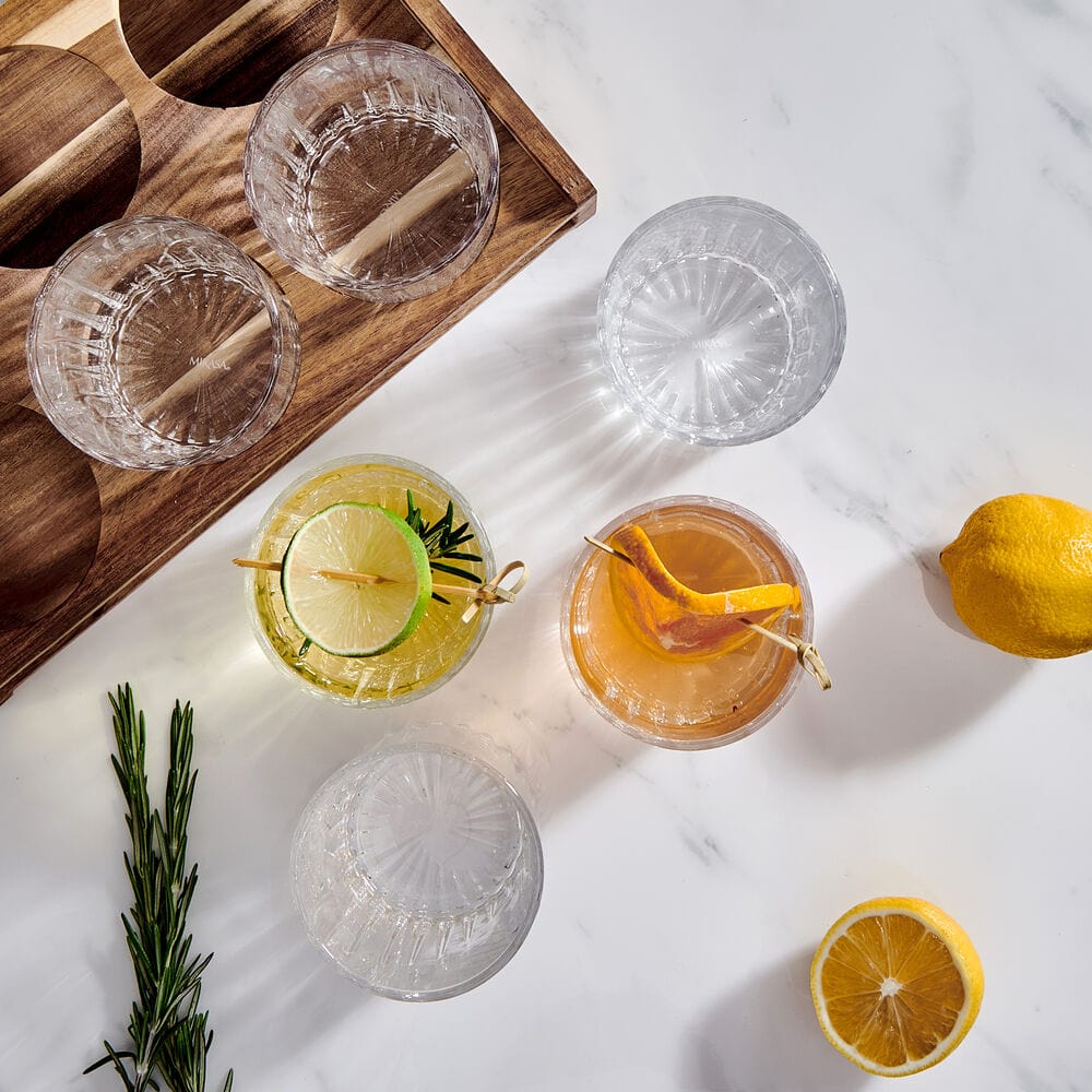 Glenwood 7 Piece Double Old Fashioned Bar Caddy Set