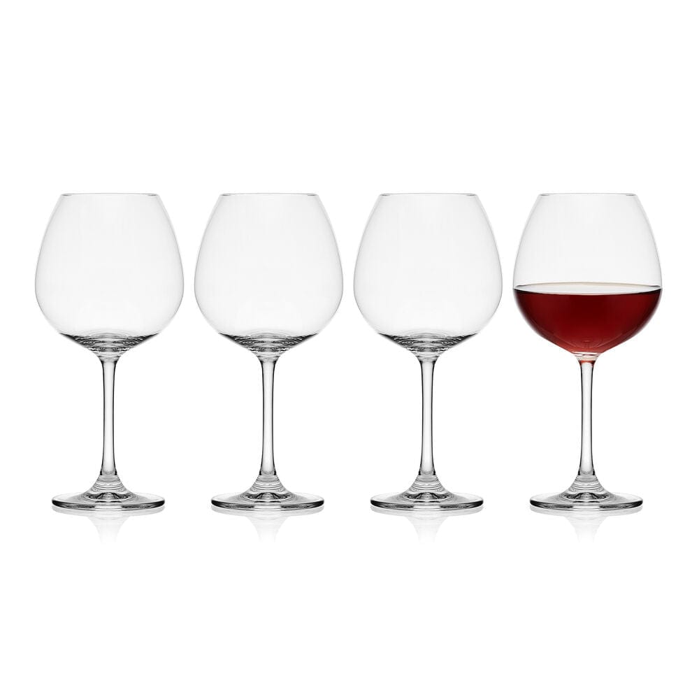 Lana Set of 4 Red Wine Balloon Glasses