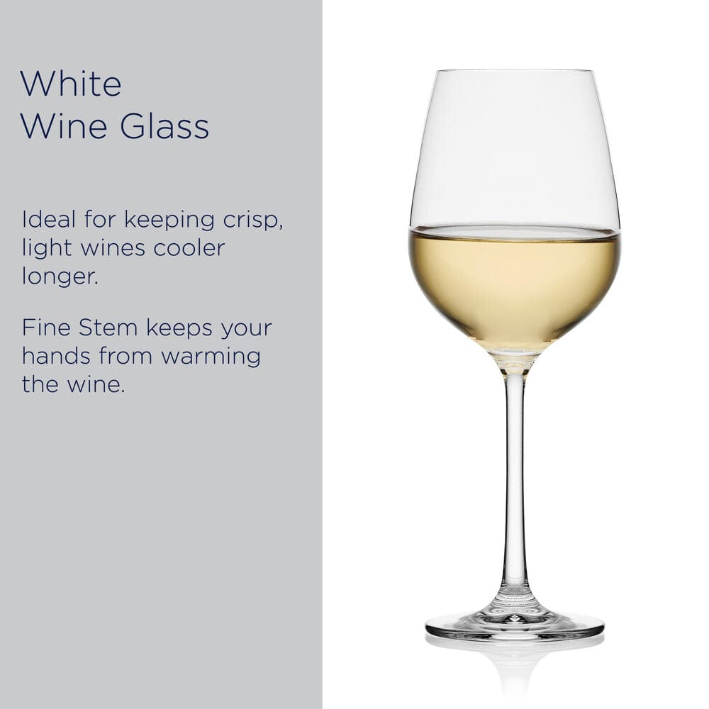 Lana Set of 4 White Wine Glasses