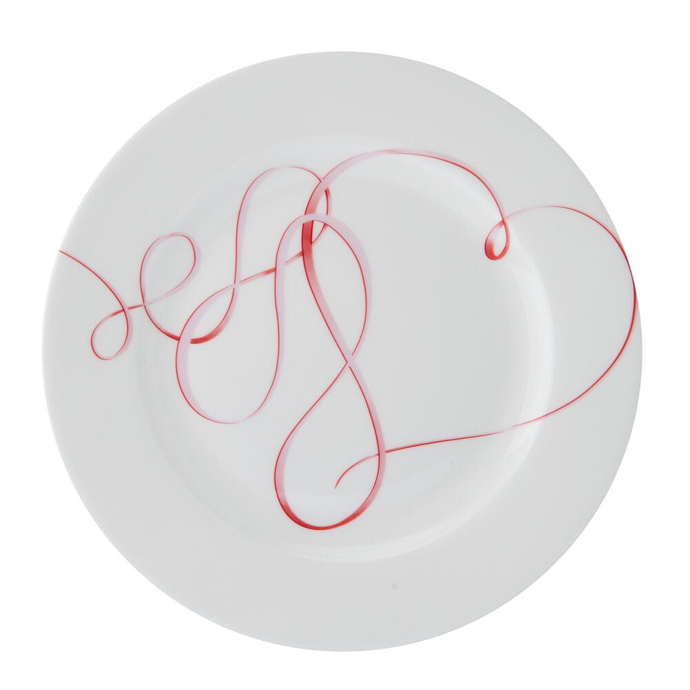 Love Story Pink Set of 4 Salad Plates