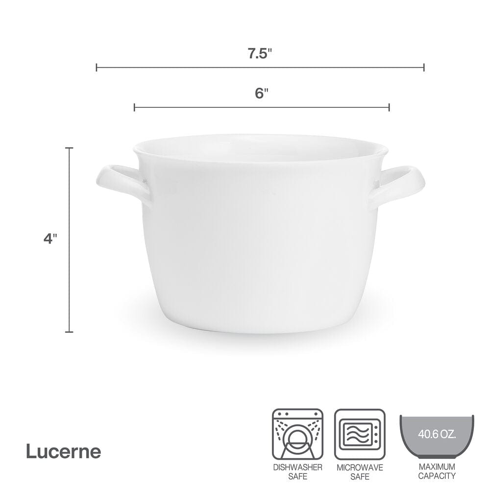 Lucerne Set of 2 Double Handled Bowls