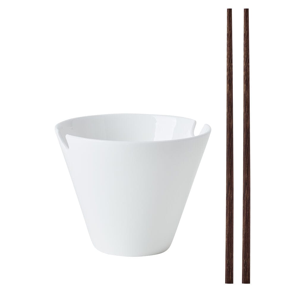 Delray Set of 4 Small Noodle Bowl With Chopsticks