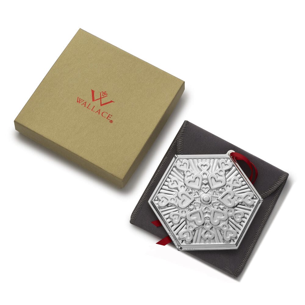 2024 Silver Plate Snowflake Ornament 4th Edition