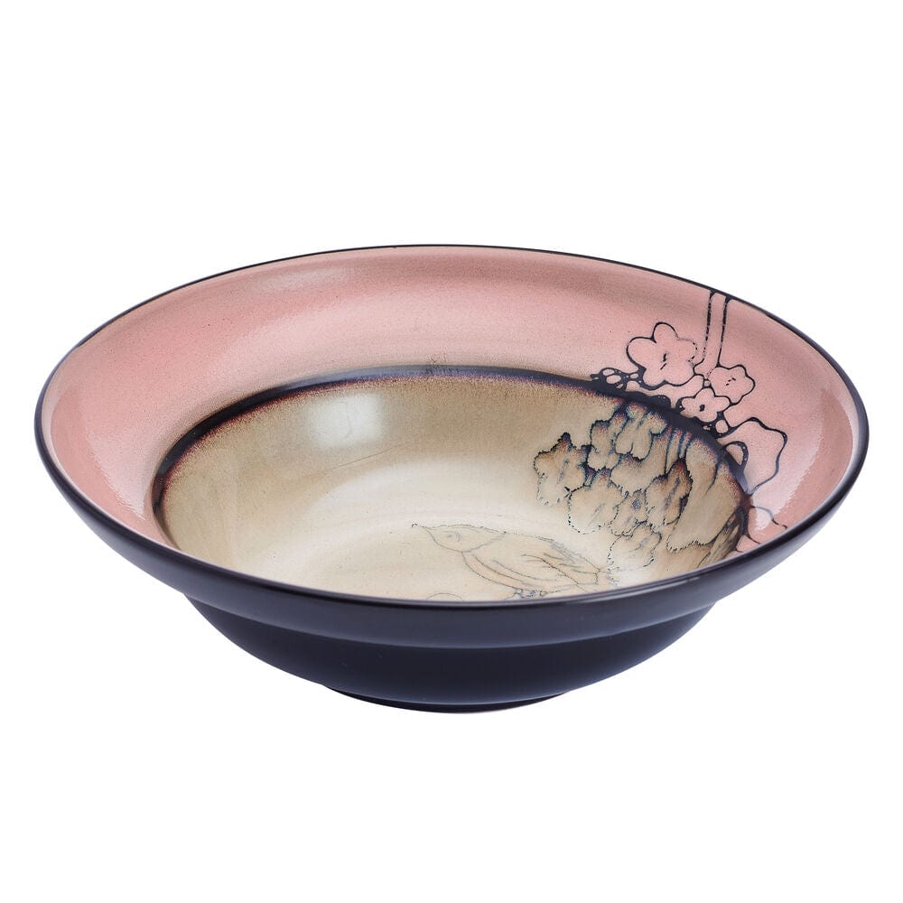 Song Bird Pink 12 Piece Dinnerware Set