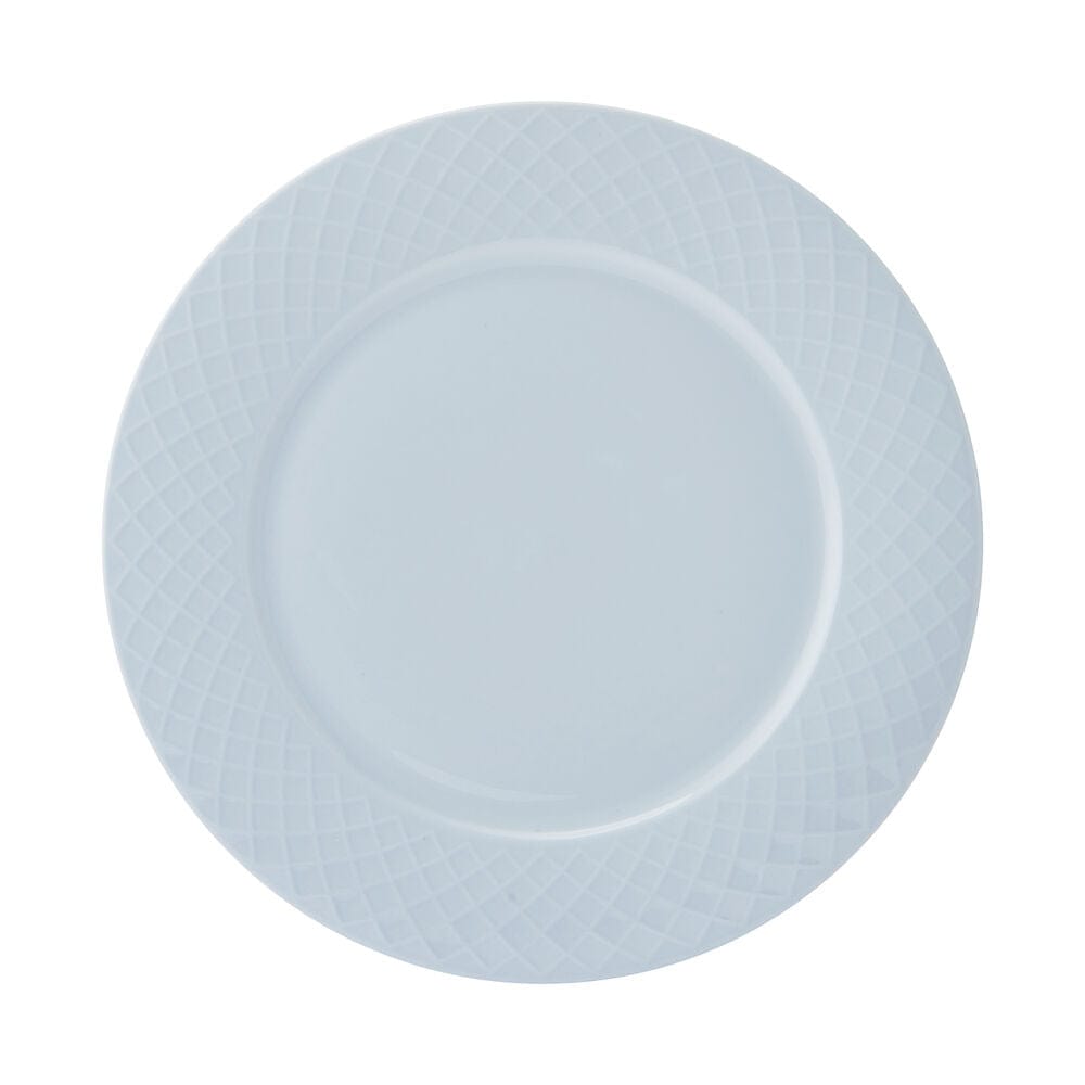 Trellis Misty Blue 12 Piece Dinnerware Set, Service for 4