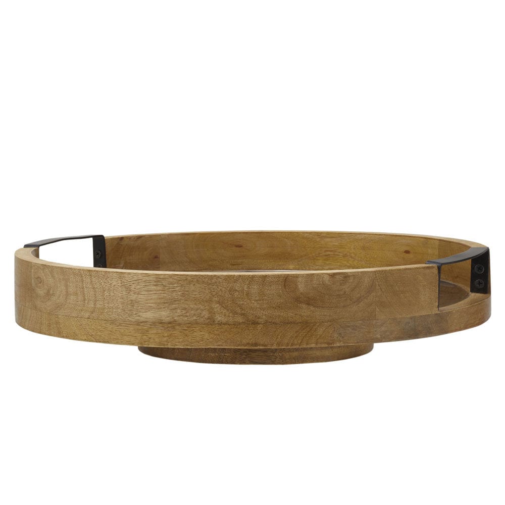 Black Marble Lazy Susan Serve Tray