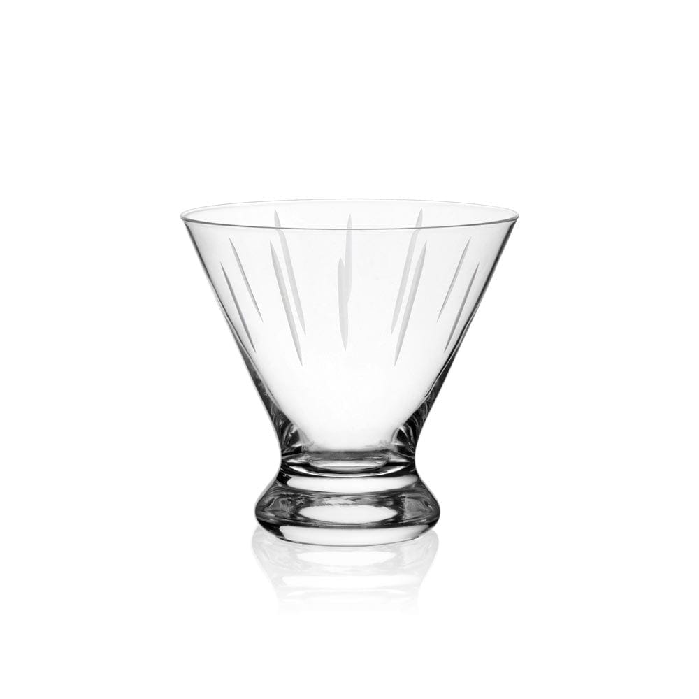 Cheers® Set of 4 Stemless Martini Glasses