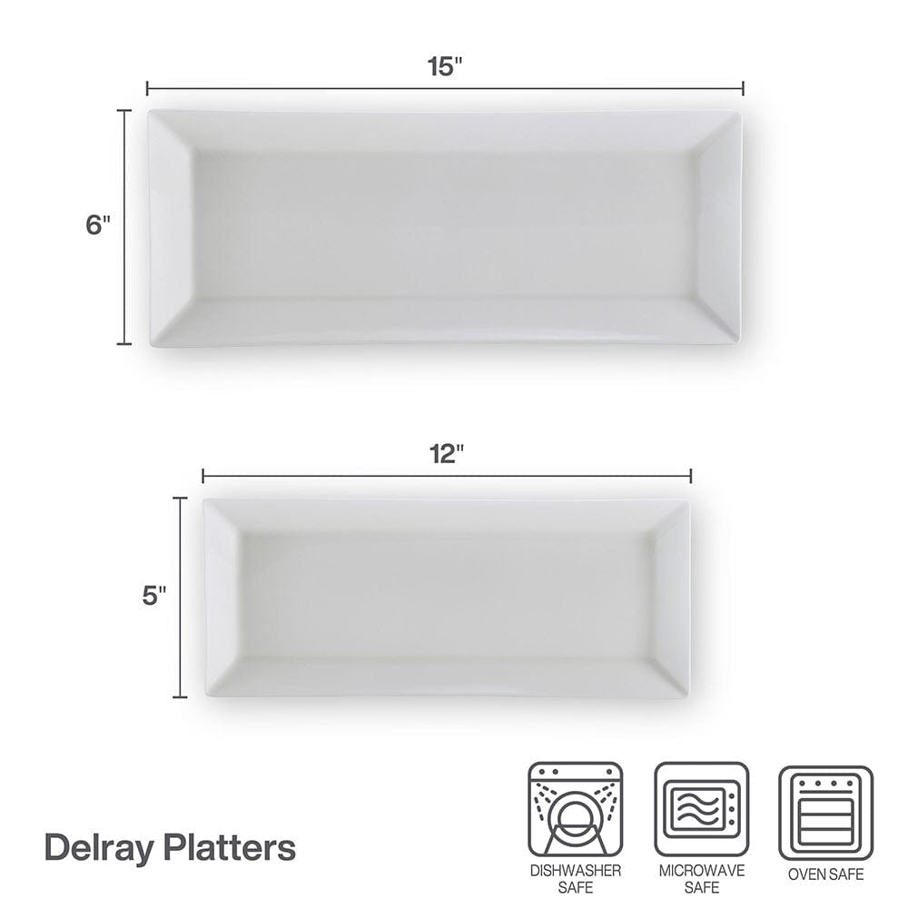 Delray Set of 2 Bread Trays