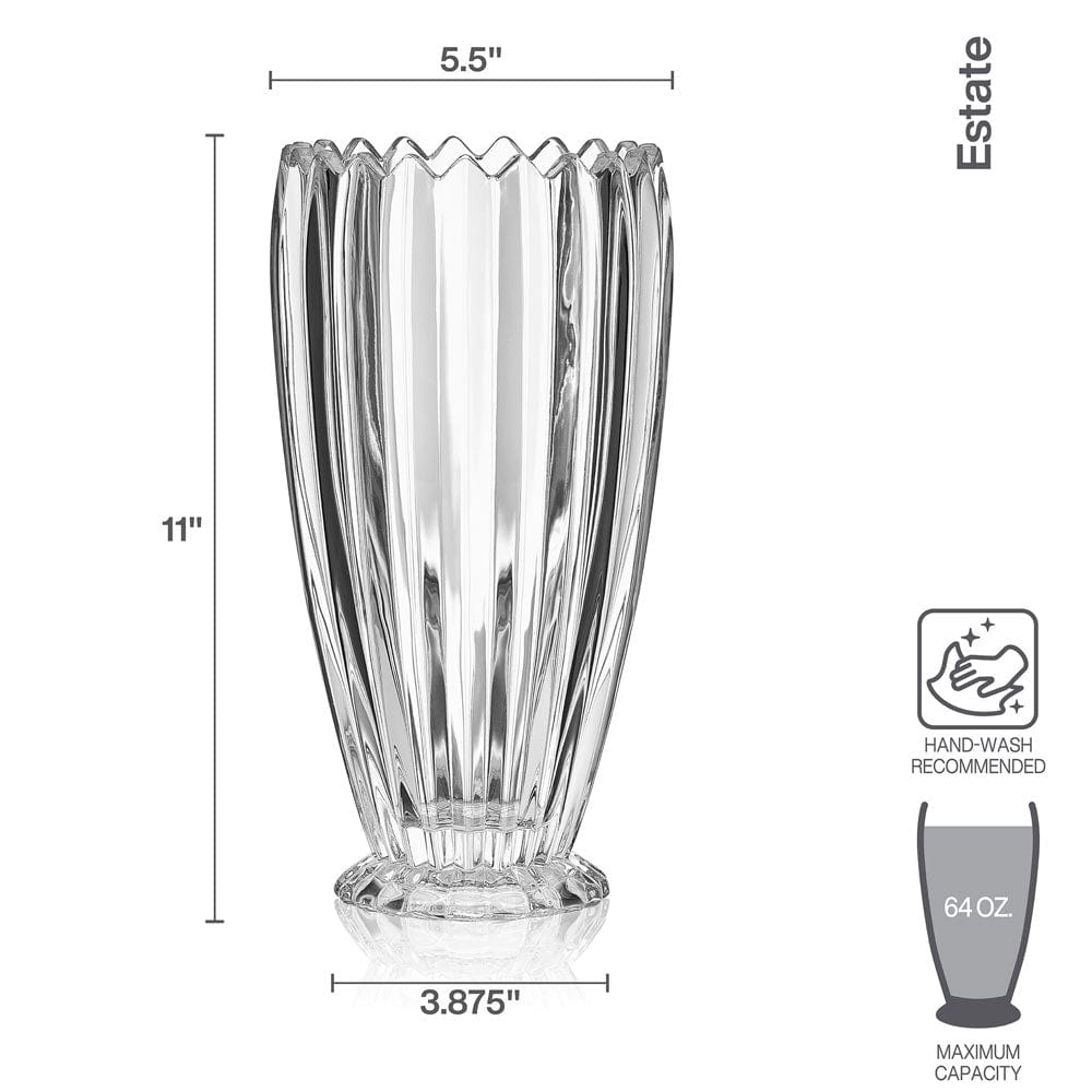 Estate Crystal Vase