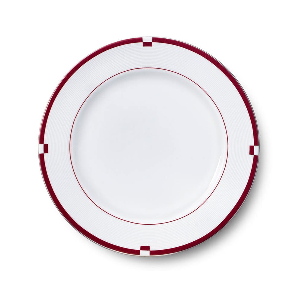 Jet Set Red Salad Plate