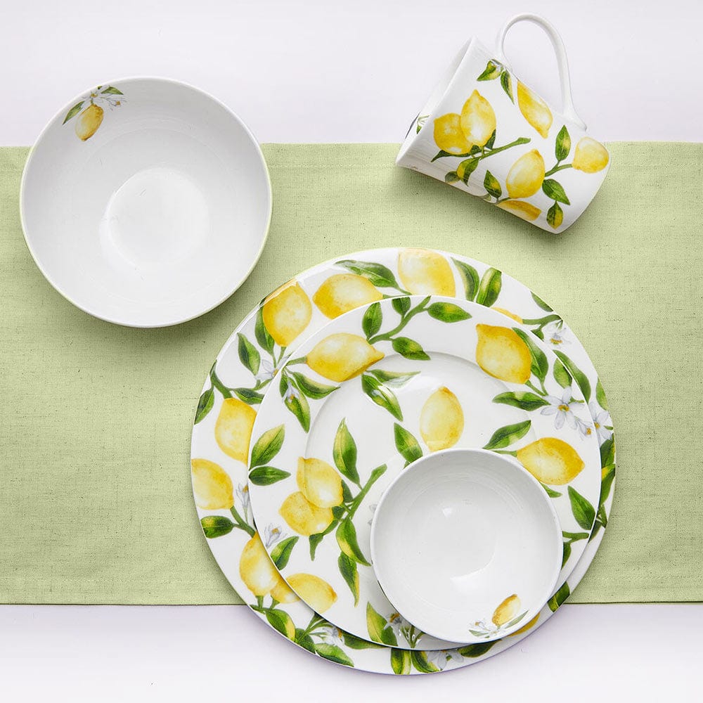 Lemons Set of 4 Salad Plates
