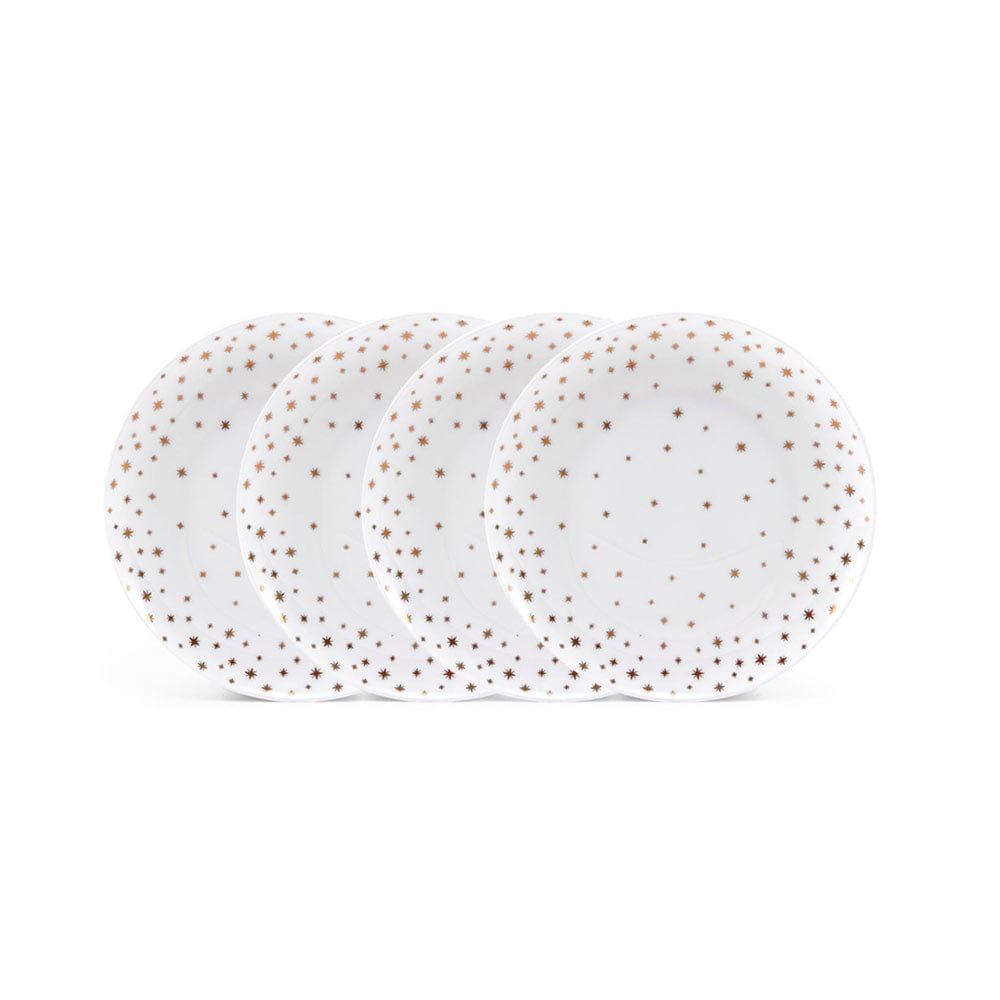 Millie Gold Set of 4 Salad Plates