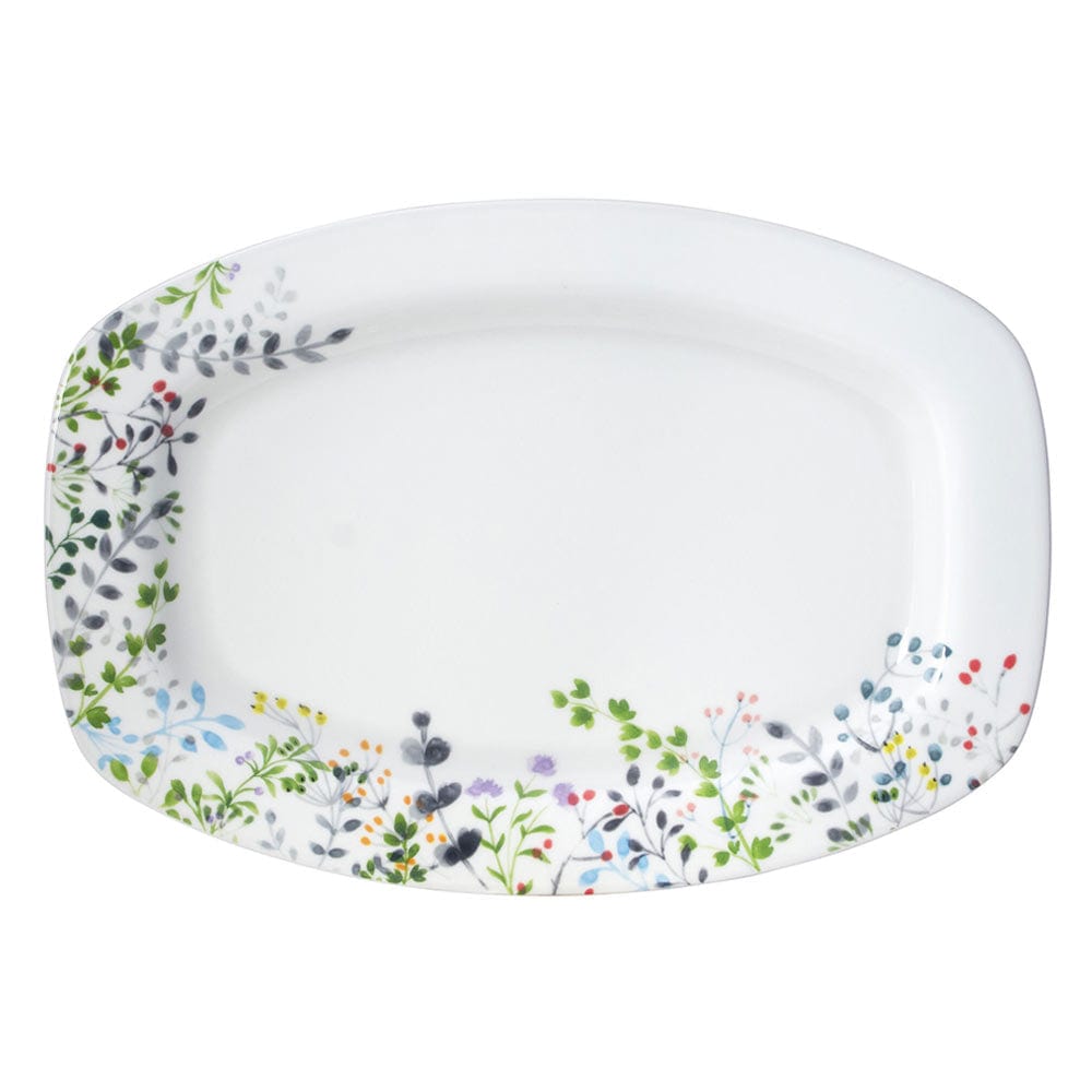 Tivoli Garden Rectangular Platter, 14.75"